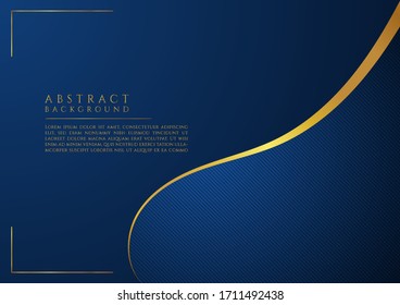 Abstract modern luxury background shape curve cut overlap line pattern with space. vector illustration.