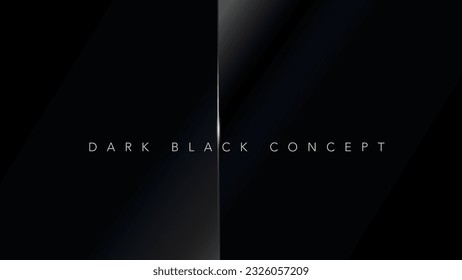 Abstract modern luxury black vector background