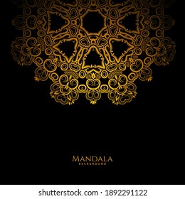 Abstract modern luxury mandala background
