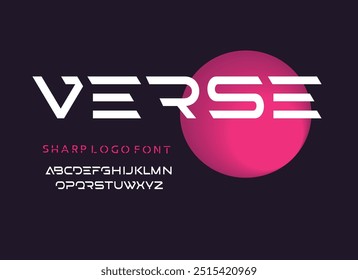 Abstract modern minimal alphabet fonts. Typography urban style for fun, sport, technology, fashion, digital, future creative logo font. vector illustration