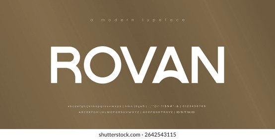 Abstract modern minimal alphabet fonts. Luxury Typography urban style for fun, sport, technology, fashion, digital, future creative logo font. vector illustration
