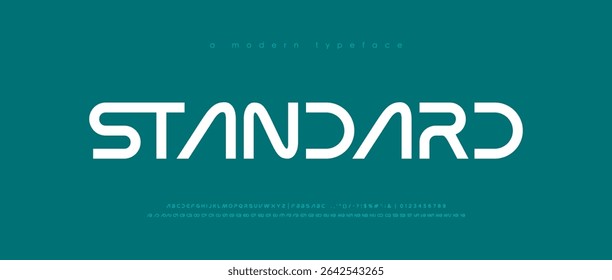 Fontes abstratas modernas de alfabeto mínimo. Luxo Tipografia estilo urbano para diversão, esporte, tecnologia, moda, digital, futuro criativo logotipo fonte.

