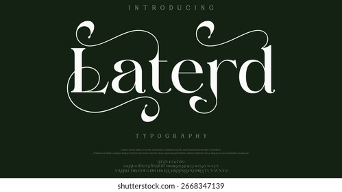 Fontes abstratas modernas de alfabeto mínimo. Luxo Tipografia estilo urbano para diversão, esporte, tecnologia, moda, digital, futuro criativo logotipo fonte.