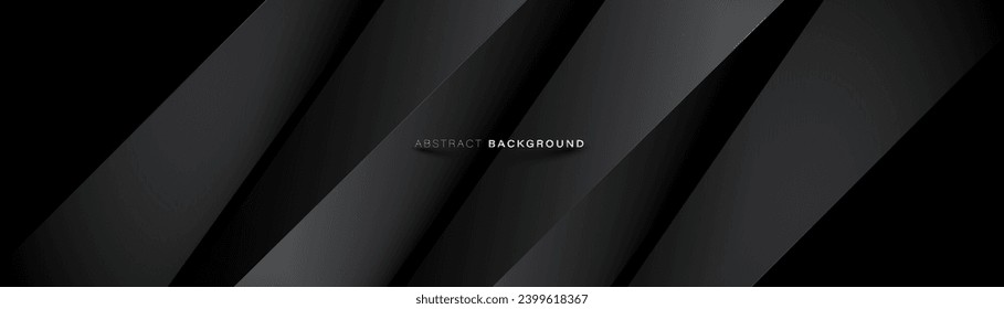 Abstract modern minimal dark grey geometric background. Minimal simple geometric triangle shape banner. Vector illustration