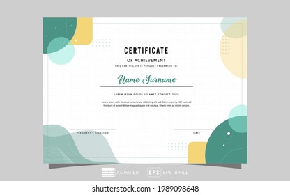 abstract modern minimalist certificate gradient illustration vector eps 10
