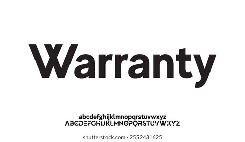 Abstract modern minimalist futuristic alphabet font. digital space typography vector illustration design
