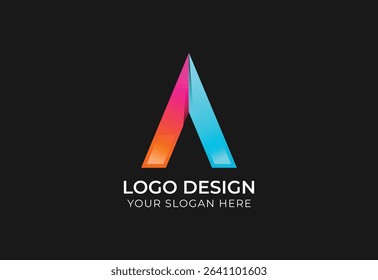 Abstract Modern Minimalist logo design, Vector illustration