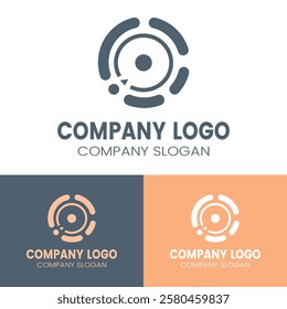 Abstract modern minimalist logo vector illustration