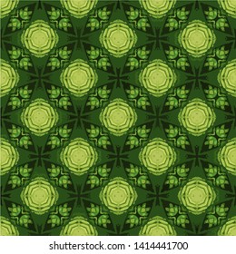 Abstract modern mosaic colorful artistic horizontal seamless pattern for textile, design and backgrounds