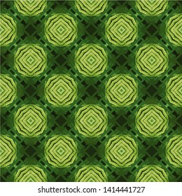 Abstract modern mosaic colorful artistic horizontal seamless pattern for textile, design and backgrounds