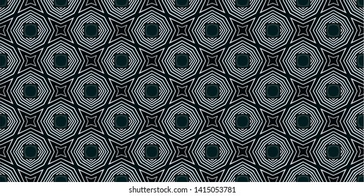 Abstract modern mosaic colorful artistic horizontal seamless pattern for textile, design and backgrounds