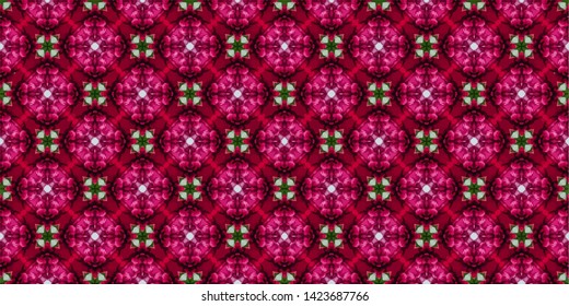 Abstract modern mosaic colorful artistic horizontal seamless pattern for textile, design and backgrounds