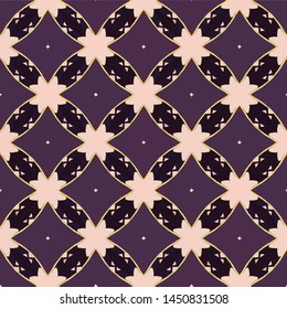 Abstract modern mosaic colorful artistic. Horizontal seamless pattern for textile, design, and backgrounds