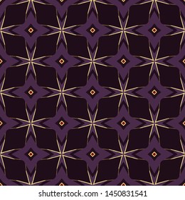 Abstract modern mosaic colorful artistic. Horizontal seamless pattern for textile, design, and backgrounds