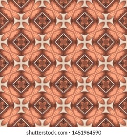 Abstract modern mosaic colorful artistic. Horizontal pattern for textile, design, and backgrounds