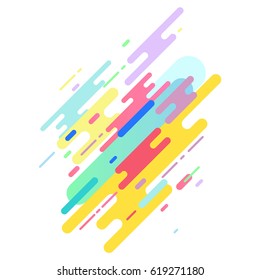 Abstract modern motion blobs