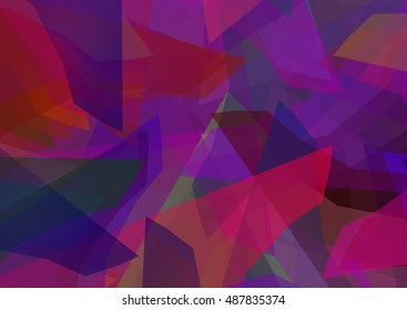 Abstract modern multicolor geometric background