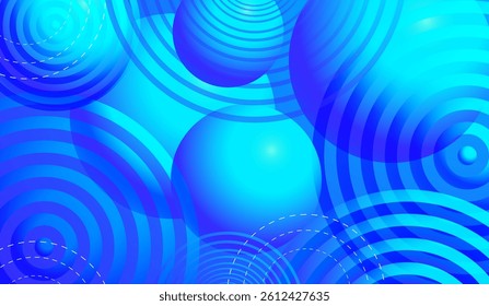 Abstract Modern Neon Blue Background, Suitable for Wallpaper, Background, Brochure, Website, etc