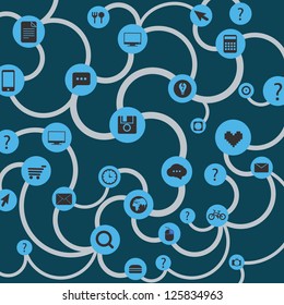 Abstract modern network scheme