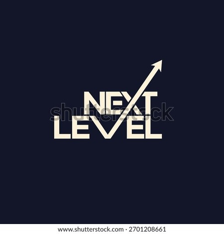 Abstract modern Next level logo template vector graphics for business and company identity