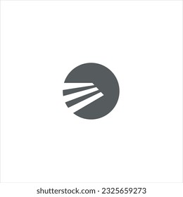 Abstract modern O letter. The logo looks creative and minimalist. Suitable for any business orientation