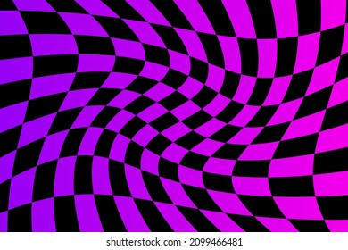 Resumen de arte moderno de op, textura a cuadros. Vector.	