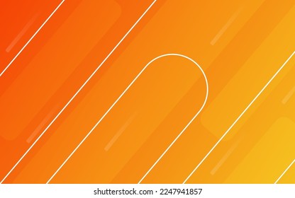 Resumen de fondo naranja moderno con conceptos de gradiente geométrico creativo