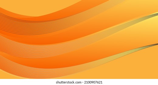 Abstract modern orange background vector design