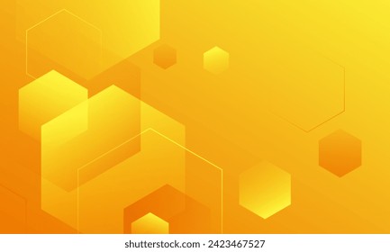 Abstract modern orange banner background. Vector illustration