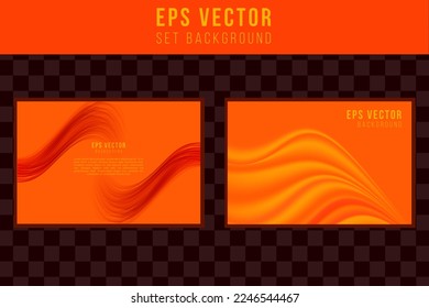 Abstract modern orange gradient overlap background with copy space for text. Minimal concept. Vector illustration
