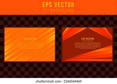 Abstract modern orange gradient overlap background with copy space for text. Minimal concept. Vector illustration
