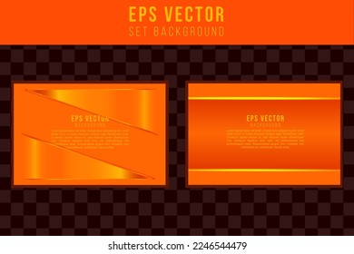 Abstract modern orange gradient overlap background with copy space for text. Minimal concept. Vector illustration