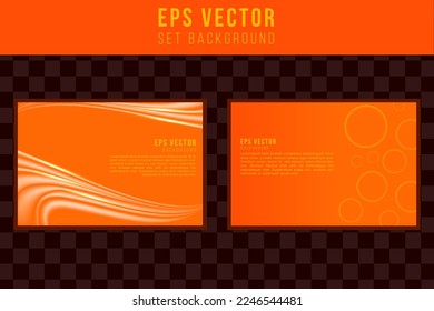 Abstract modern orange gradient overlap background with copy space for text. Minimal concept. Vector illustration