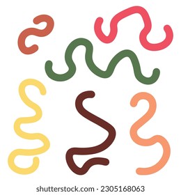 Abstract modern organic shape vector