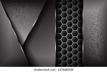 abstract modern with overlap background