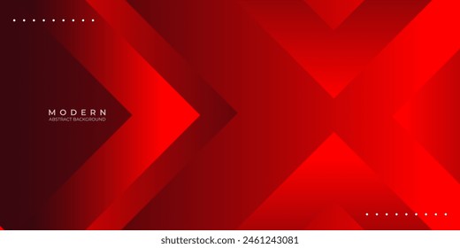 abstract modern overlap red background