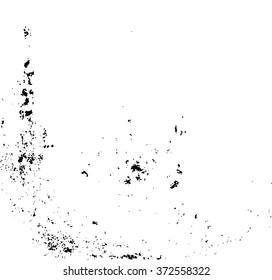 Abstract modern painting background.  Black and white Vector illustration.