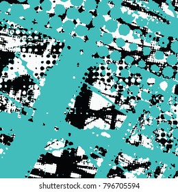 Abstract modern painting background. Vector illustration. Color Halftone Dots Pattern . Halftone Dotted Grunge Texture . Abstract Dots Overlay Texture . 