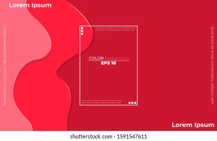 abstract modern paper cut fluid liquid slime background trendy