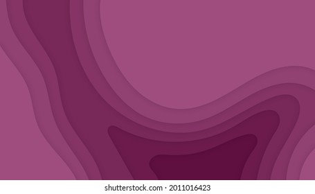 Abstract modern papercut background design