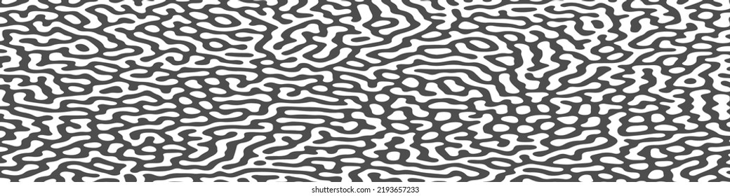 Abstract modern pattern of arbitrary deformed figures. Vector illustration for textures, textiles, prints and simple backgrounds. Creative style