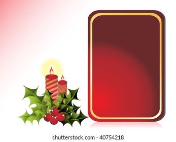 abstract modern pattern christmas day card