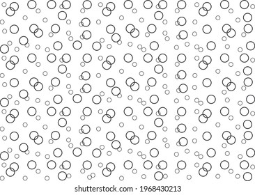 Abstract modern pattern with geometric forms on white background, design for decoration, wrapping paper, print, fabric or textile, cute wallpaper texture, vector illustration