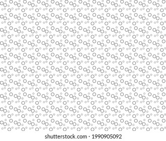 Abstract modern pattern with geometric forms on white background, simple banner, design for decoration, wrapping paper, print, fabric or textile, lovely card, vector illustration