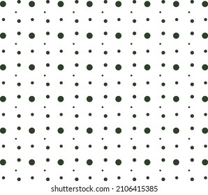 Abstract modern pattern with geometric forms on white background, green and white, simple banner, design for decoration, wrapping paper, print, fabric or textile, lovely card, vector illustration