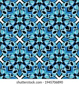 Abstract modern pattern. Outline hand drawn illustration of Abstract modern vector pattern for web design