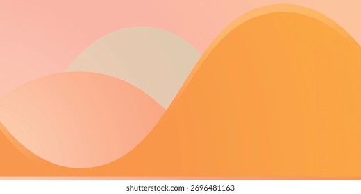 Textura de gradiente de aura de pêssego moderno abstrato