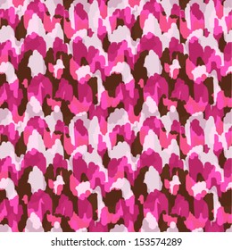 Abstract modern pink animal seamless fabric pattern