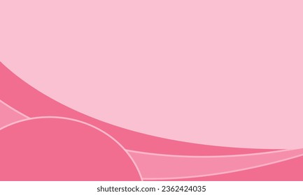 Abstract modern pink business wave banner background.