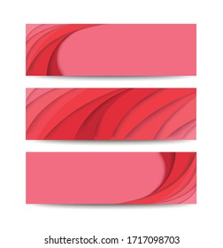 abstract modern pink curve  background vector illustration EPS10